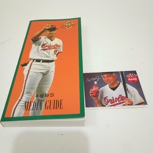 1995 Vintage Baltimore Orioles Baseball Media Guide & Schedule & 1992 Schedule